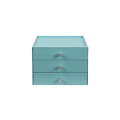 Metal Cosmetic Storage Box Makeup Organizer Jewelry Storage
