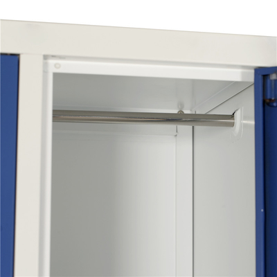 Two Line 2 Doors Gym Locker Wardrobe School Hospital Steel Powder Coating