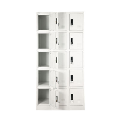 Knock Down 15 Door 0.7 Thickness Metal Staff Lockers