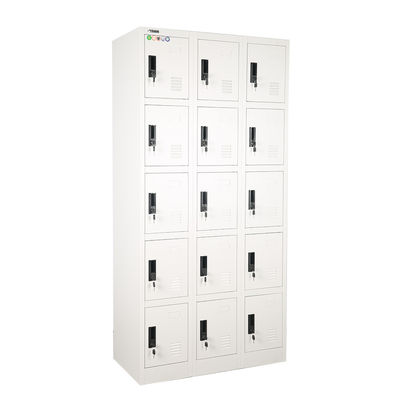 Knock Down 15 Door 0.7 Thickness Metal Staff Lockers