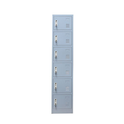 German Metal Lockers With Six Doors Commercial Gym Lockers