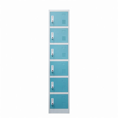 German Metal Lockers With Six Doors Commercial Gym Lockers