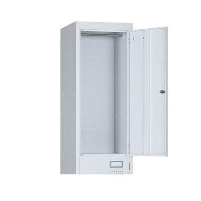 School Furniture 2 Door Metal Locker Dormitory With Hanging Rod